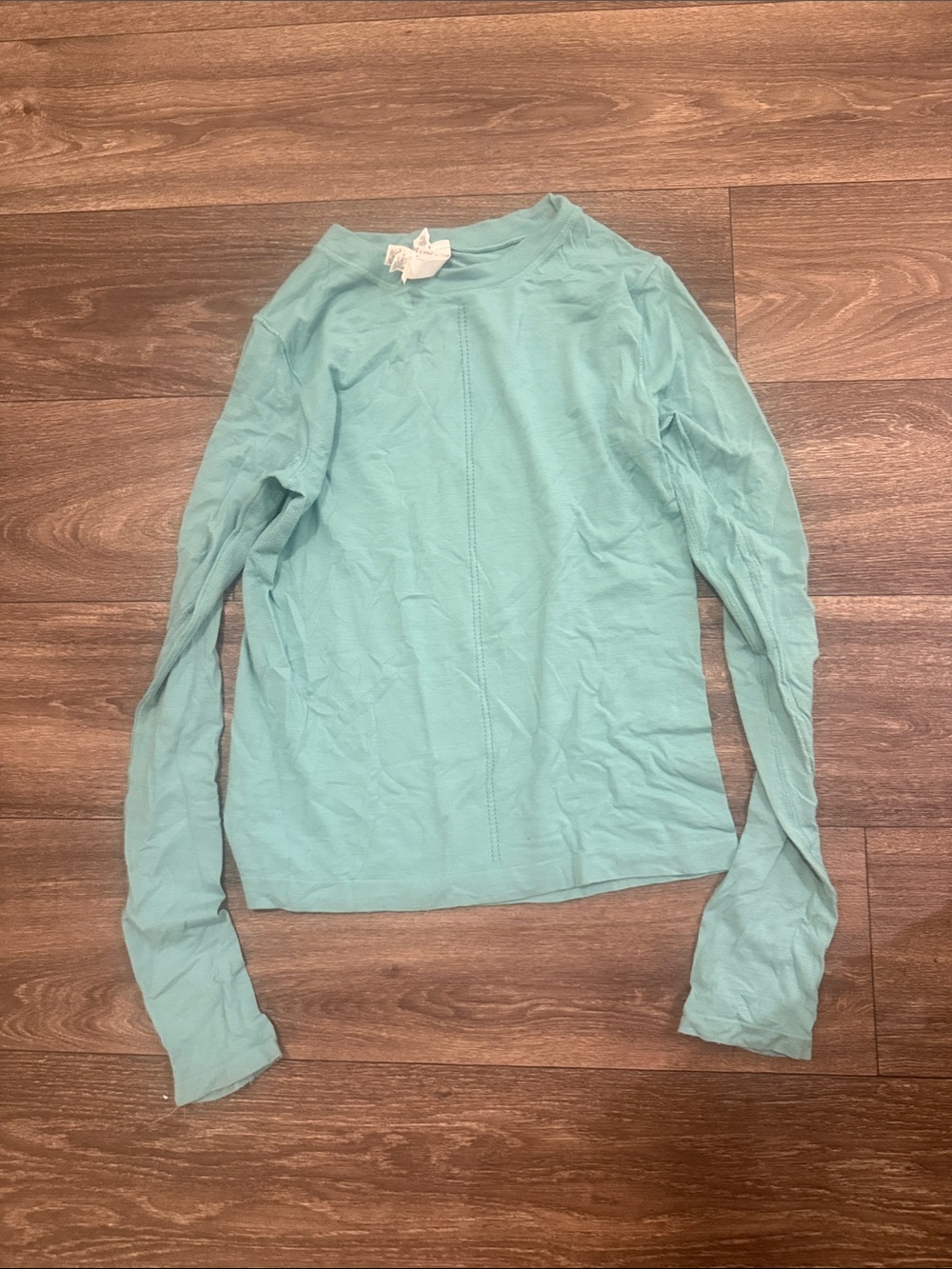 Athleta Light green Long-Sleeve Crew Top